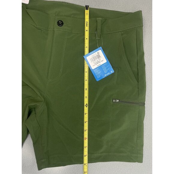 COLUMBIA  Men's Omni Shade 7" Active Shorts Size 38 Green sun protection UPF 50 - Picture 6 of 14